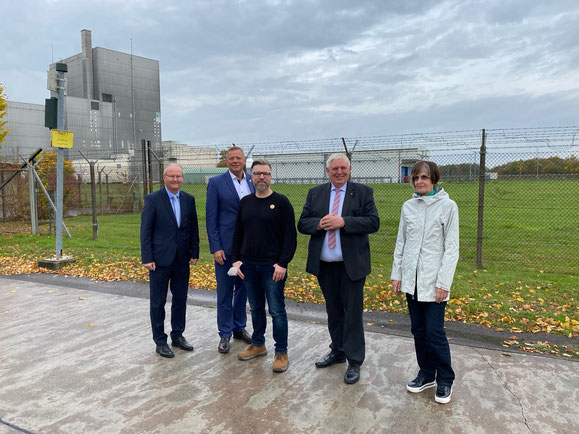 Im Bild v.l.n.r.: Hubertus Grimm, Matthias Goeken, Dirk Wilhelm, Karl-Josef Laumann, Dr. Maria Siekmeyer