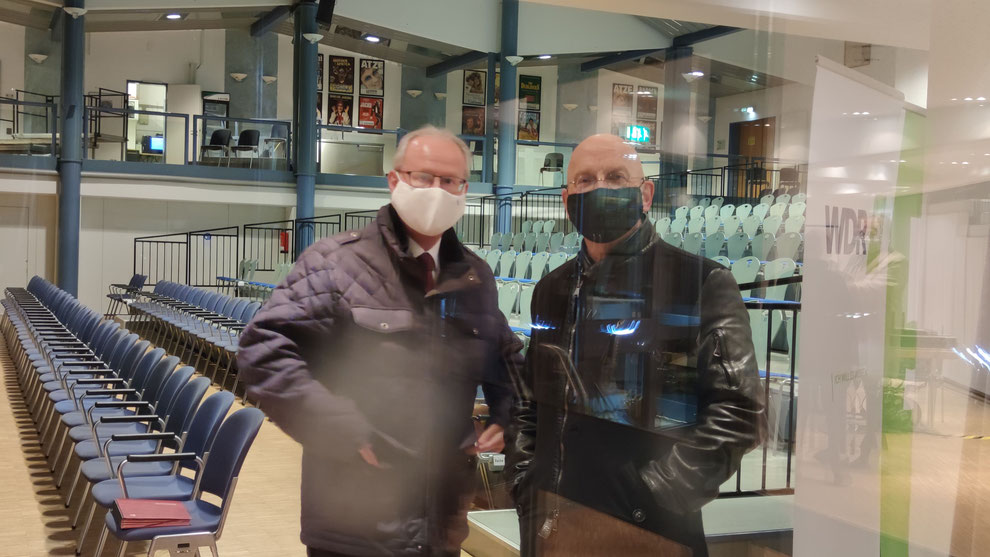 v.L: Beverunger Bürgermeister Hubertus Grimm, Prof. Dr. Dr. Martin Hörning, Verein Atomfreies Dreiländereck e.V.